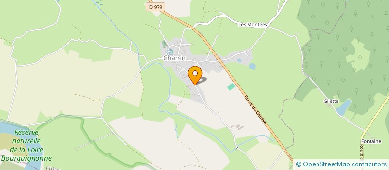 localisation de l'entreprise GAEC AUROUSSEAU à CHARRIN