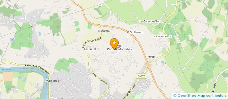 localisation de l'entreprise GAEC AUX BONS PLANTS  VILLENEUVE-SUR-LOT