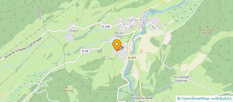 localisation de l'entreprise GAEC AUX LILAS DE PALLET  OYE-ET-PALLET
