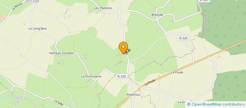 localisation de l'entreprise GAEC AVENEL à TEURTHEVILLE-BOCAGE