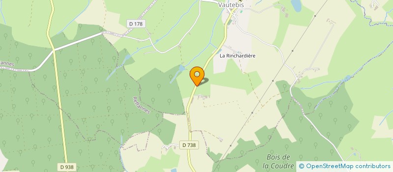 localisation de l'entreprise GAEC AVIBOV à VAUTEBIS