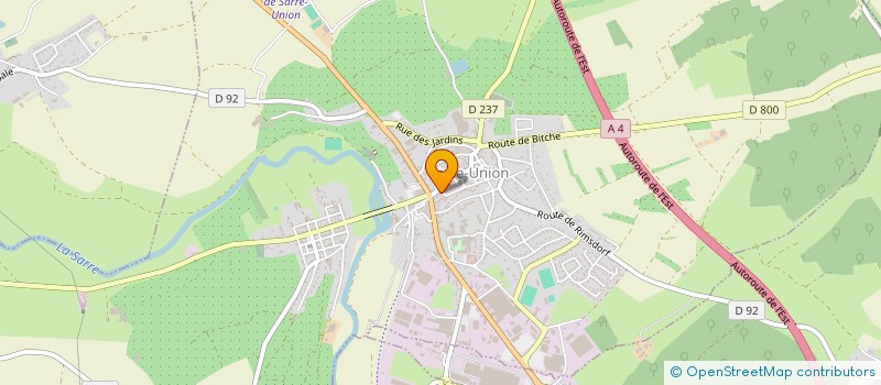 localisation de l'entreprise GAEC BADSTUBE à SARREWERDEN