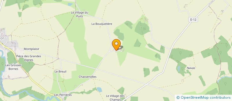 localisation de l'entreprise GAEC BAISSON-GARNIER  VILLELOIN-COULANGE