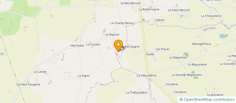 localisation de l'entreprise GAEC BARBE à BAIS