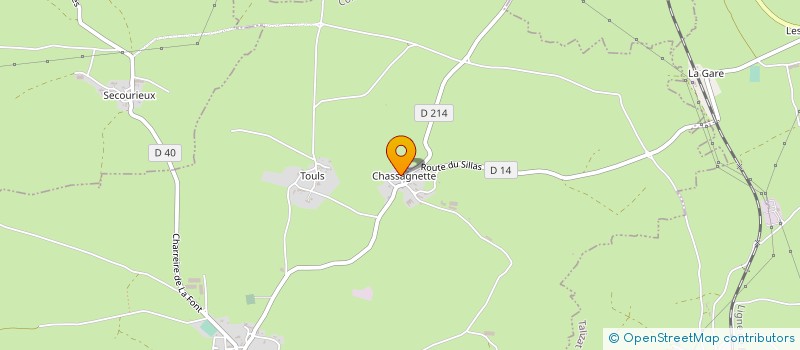 localisation de l'entreprise GAEC BARRIERE FRERES à COLTINES