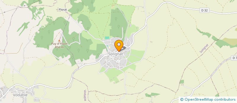 localisation de l'entreprise GAEC BARROT BOYER  SOLIGNAT