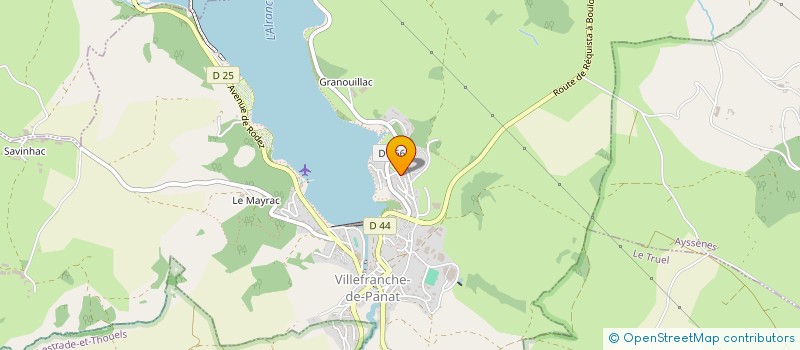 localisation de l'entreprise GAEC BARTHE DE MERGABES  VILLEFRANCHE-DE-PANAT