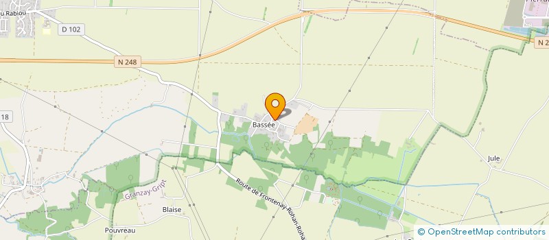 localisation de l'entreprise GAEC BASSEE à FRONTENAY-ROHAN-ROHAN