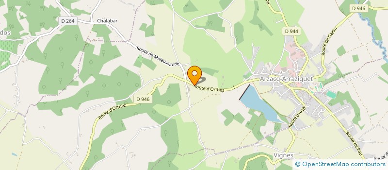 localisation de l'entreprise GAEC BASTA  ARZACQ-ARRAZIGUET