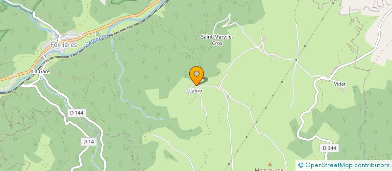 localisation de l'entreprise GAEC BATIFOULIER à FERRIERES-SAINT-MARY