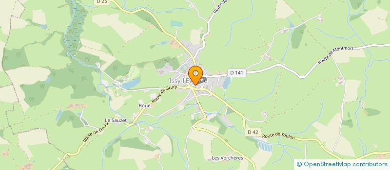 localisation de l'entreprise GAEC BAUDRION  ISSY-L'EVEQUE