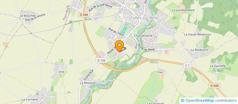 localisation de l'entreprise GAEC BAUDU à AIGONDIGNE
