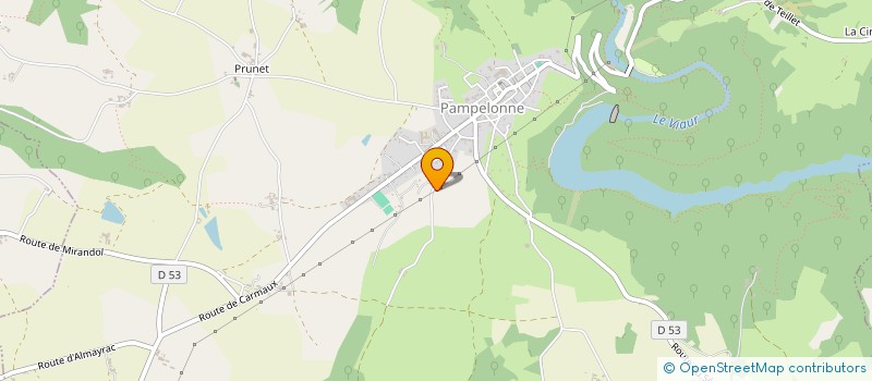 localisation de l'entreprise GAEC BAUGUIL à MONTIRAT