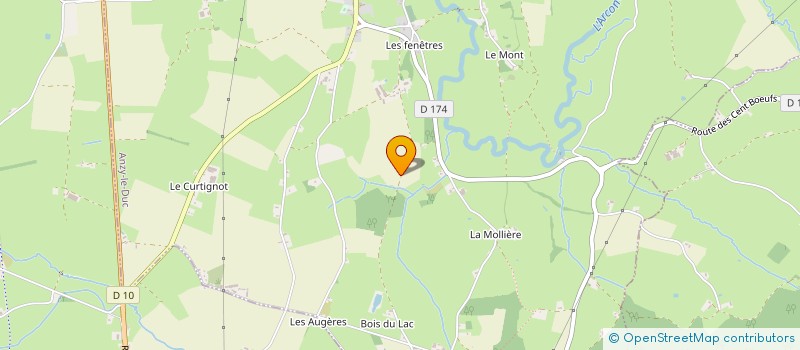 localisation de l'entreprise GAEC BEAUCHAMP PH ET I  CHAMBILLY