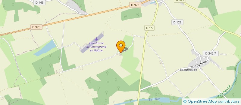 localisation de l'entreprise GAEC BEAUDOUX à CHAMPROND-EN-GATINE