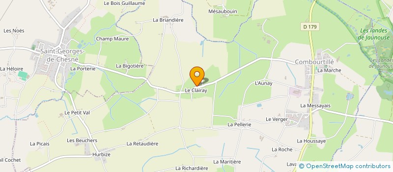 localisation de l'entreprise GAEC BEAUGENDRE à PARCE