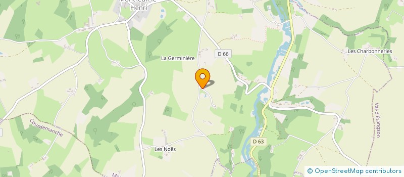 localisation de l'entreprise GAEC BEAUNE à COURDEMANCHE