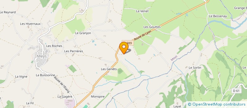 localisation de l'entreprise GAEC BEAUPERTUIT à MEYS