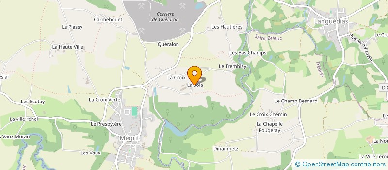 localisation de l'entreprise GAEC BEAUSOLEIL à MEGRIT