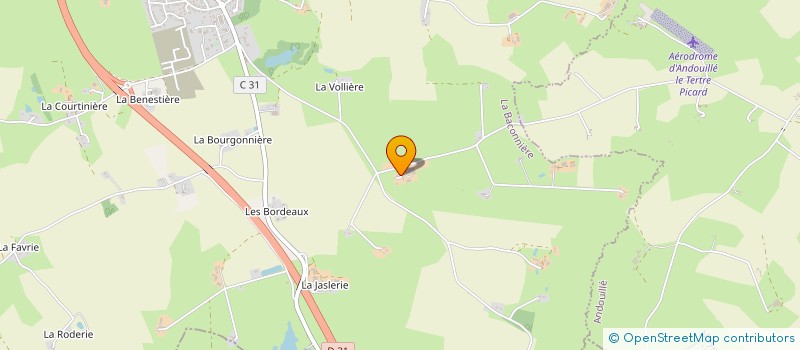 localisation de l'entreprise GAEC BEAUX JOURS à LA BACONNIERE