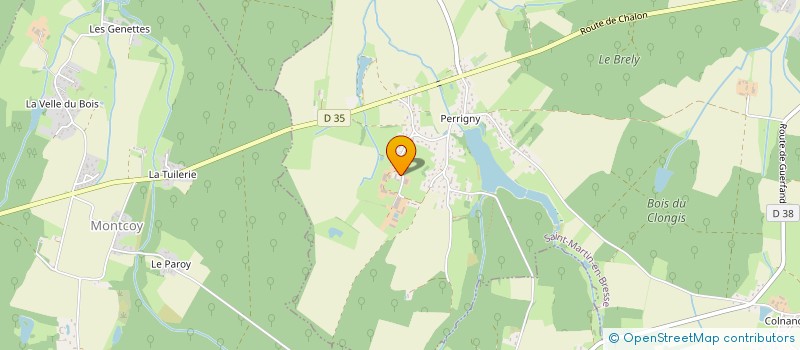 localisation de l'entreprise GAEC BECHE PERE ET FILS à SAINT-MARTIN-EN-BRESSE
