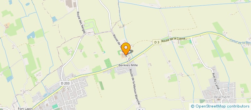 localisation de l'entreprise GAEC BECUWE  HOYMILLE