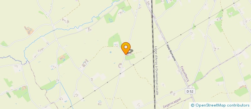 localisation de l'entreprise GAEC BECUWE FRERES ET SOEUR  ZEGERSCAPPEL