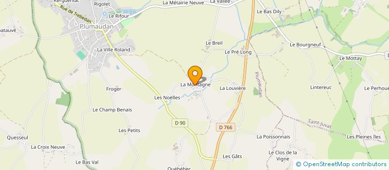 localisation de l'entreprise GAEC BEG AR MENEZ à PLUMAUDAN