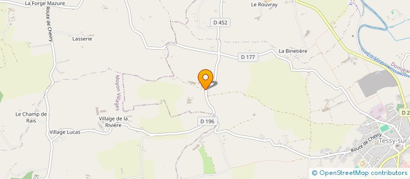 localisation de l'entreprise GAEC BEHIE LEGIGAN à TESSY-BOCAGE