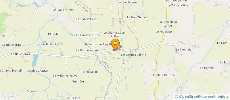 localisation de l'entreprise GAEC BEL HETRE à PIRE-CHANCE