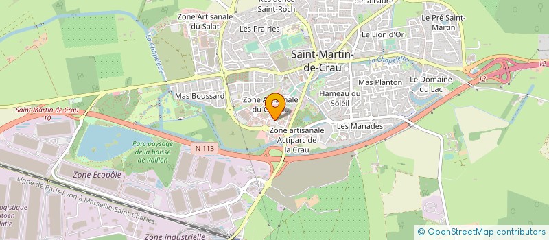localisation de l'entreprise GAEC BELI à SAINT-MARTIN-DE-CRAU