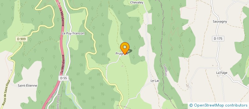 localisation de l'entreprise GAEC BELIN FRERES à MASSIAC