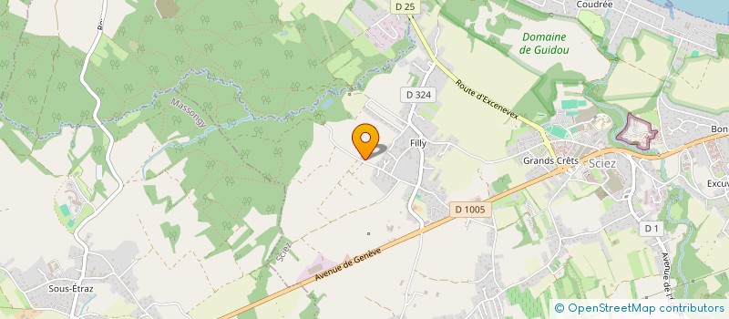 localisation de l'entreprise GAEC BELMARAICHER à SCIEZ