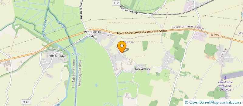 localisation de l'entreprise GAEC BELVALAIT  LAIROUX