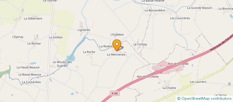 localisation de l'entreprise GAEC BERHAULT à RIVES-DU-COUESNON