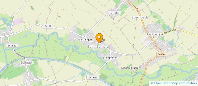 localisation de l'entreprise GAEC BERNARD MARTIN  EGLINGEN