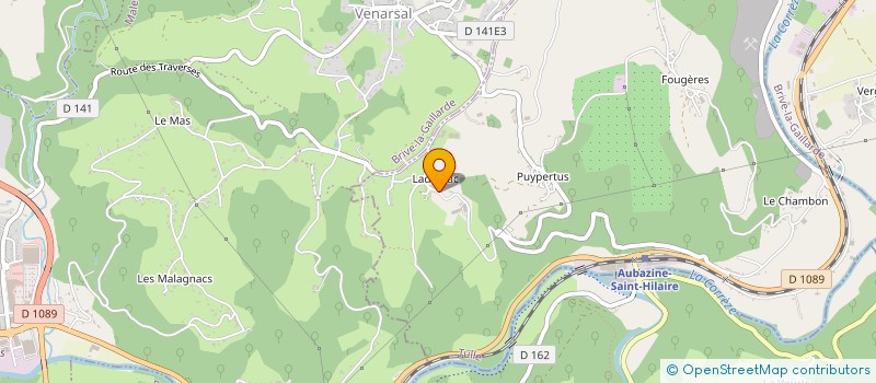localisation de l'entreprise GAEC BERNARDIE à SAINT-HILAIRE-PEYROUX