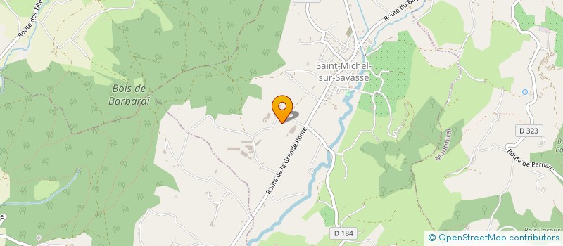 localisation de l'entreprise GAEC BERNE - BERRUYER à SAINT-MICHEL-SUR-SAVASSE
