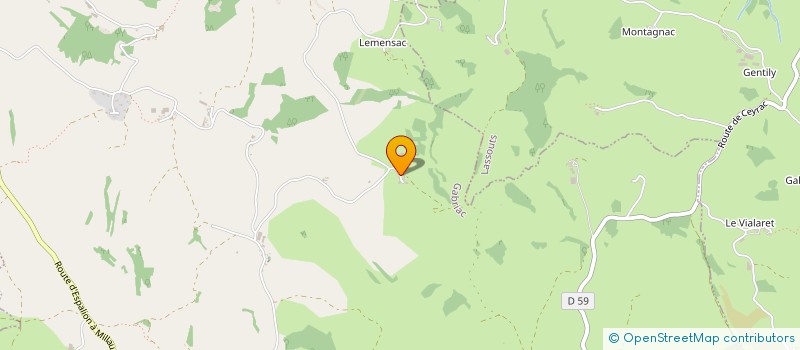 localisation de l'entreprise GAEC BERTHIER-GUIRAL  GABRIAC