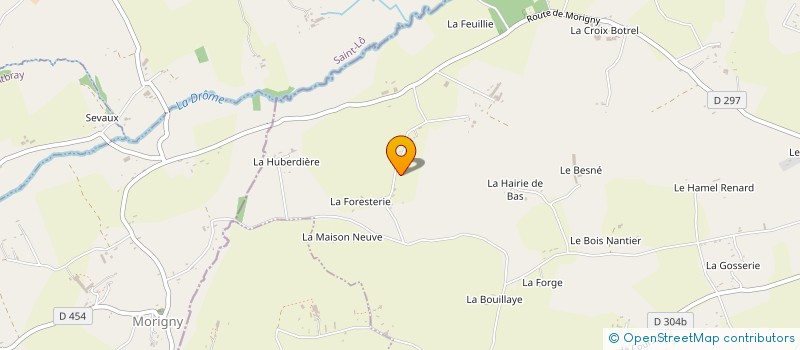 localisation de l'entreprise GAEC BERTIN à LANDELLES-ET-COUPIGNY