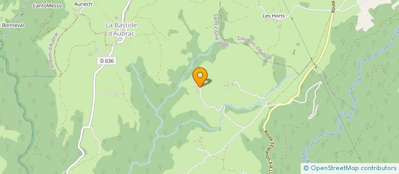 localisation de l'entreprise GAEC BESSIERE A BIEYSSE  SAINT-COME-D OLT