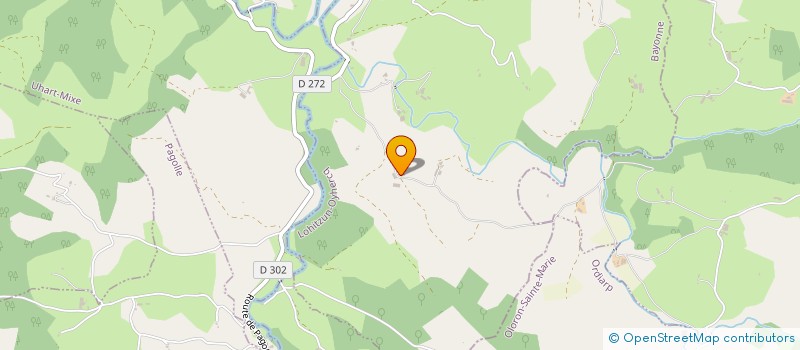localisation de l'entreprise GAEC BETI AINTZINA à LOHITZUN-OYHERCQ