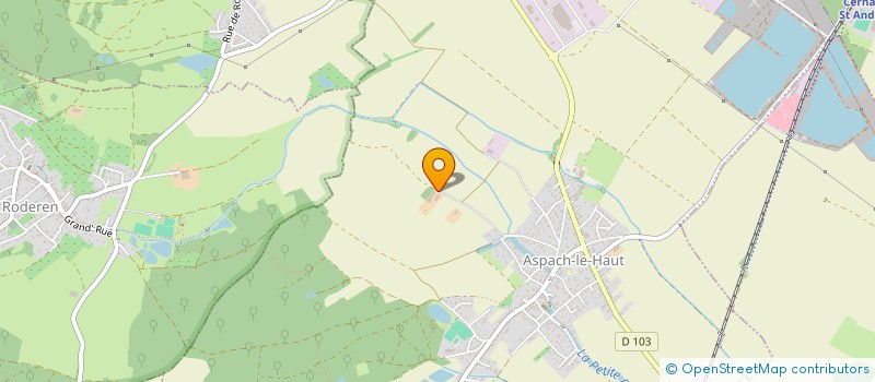 localisation de l'entreprise GAEC BETTER  ASPACH-MICHELBACH