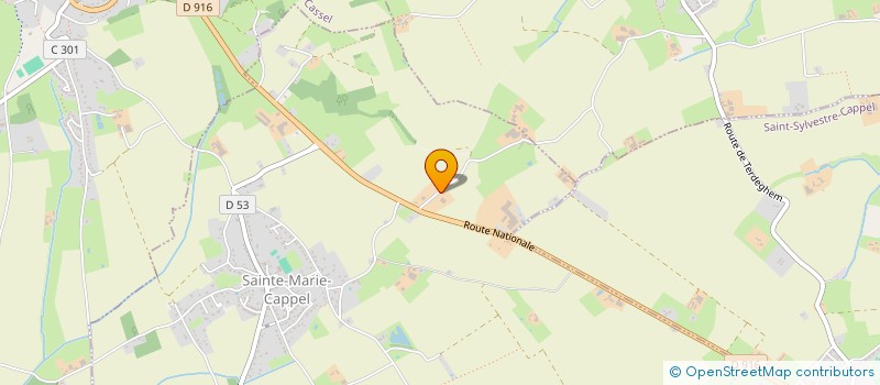 localisation de l'entreprise GAEC BEUN à SAINTE-MARIE-CAPPEL