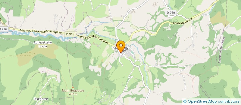 localisation de l'entreprise GAEC BEXKA  TARDETS-SORHOLUS