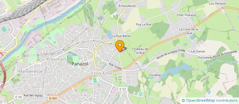 localisation de l'entreprise GAEC BEYRAND PERE ET FILS PANAZOL à PANAZOL