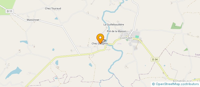 localisation de l'entreprise GAEC BICHOU  LUCHAPT