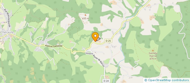 localisation de l'entreprise GAEC BIDABIA  ORDIARP