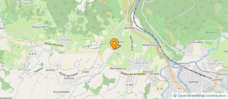 localisation de l'entreprise GAEC BIDARTIA à ASCARAT