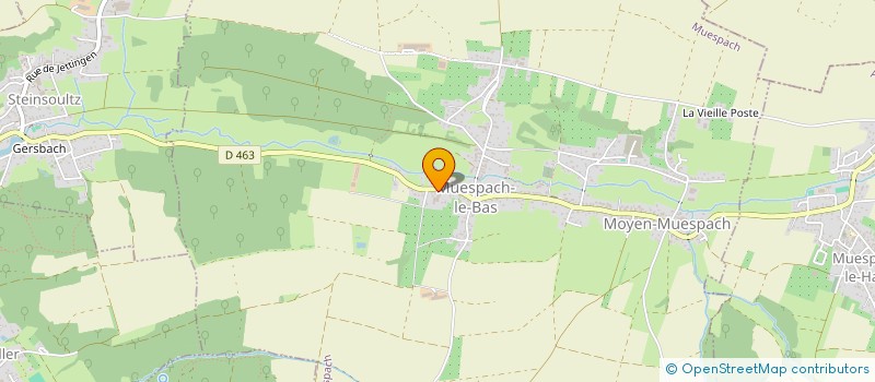 localisation de l'entreprise GAEC BIECHLIN à MUESPACH